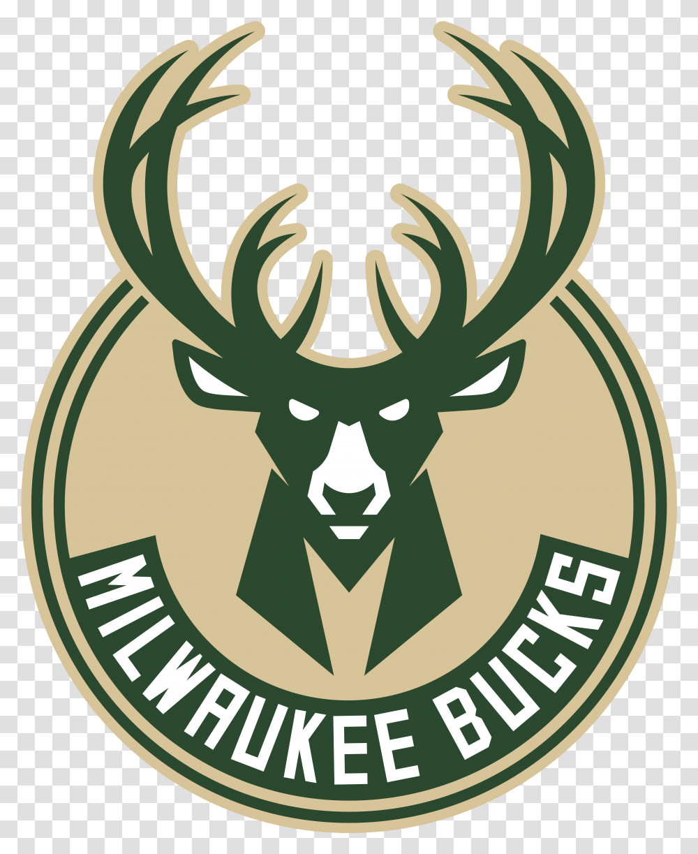 Milwaukee Bucks Logo De Milwaukee Bucks, Antler, Symbol, Trademark, Text Transparent Png