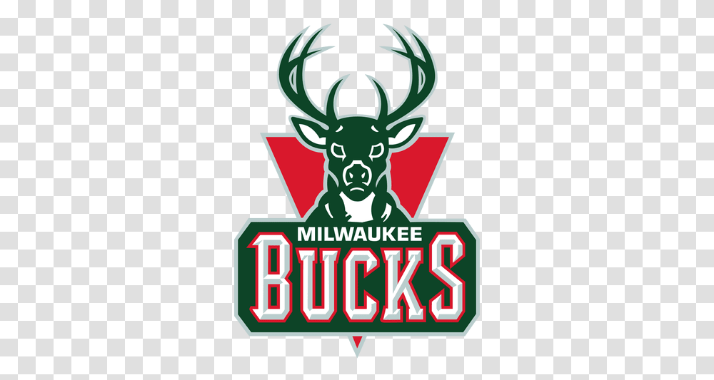 Milwaukee Bucks Logo & Svg Vector File Team Nba Logo, Symbol, Poster, Elk, Deer Transparent Png