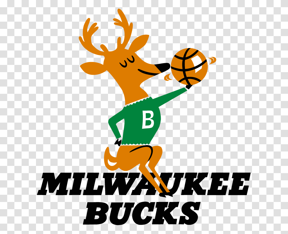 Milwaukee Bucks Logos Milwaukee Bucks Vintage Logo, People, Person, Ball, Team Sport Transparent Png