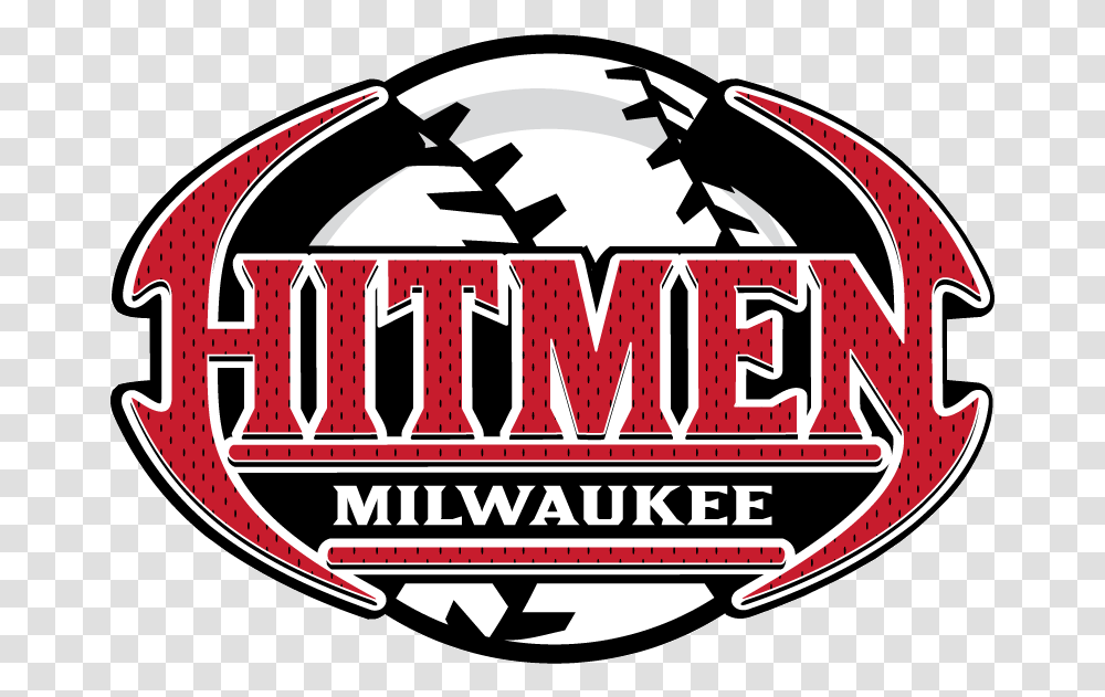 Milwaukee Hitmen Baseball Logo, Word, Symbol, Label, Text Transparent Png
