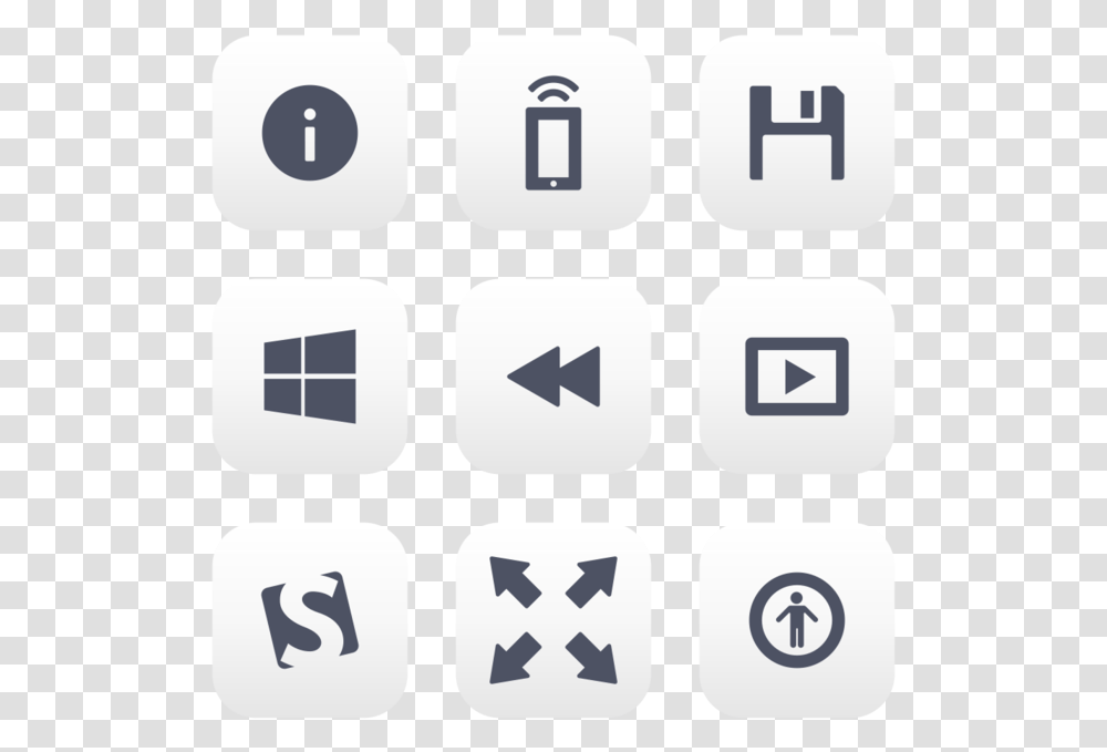 Mimetype Icon In Style Flat Rounded Square Blue Gray Cross, Calculator, Electronics, Number Transparent Png