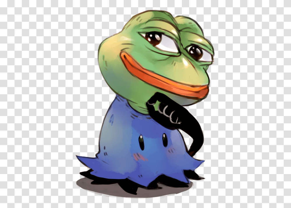 Mimikyu And Pepe The Frog Frog Pokemon, Helmet, Animal, Beak, Bird Transparent Png