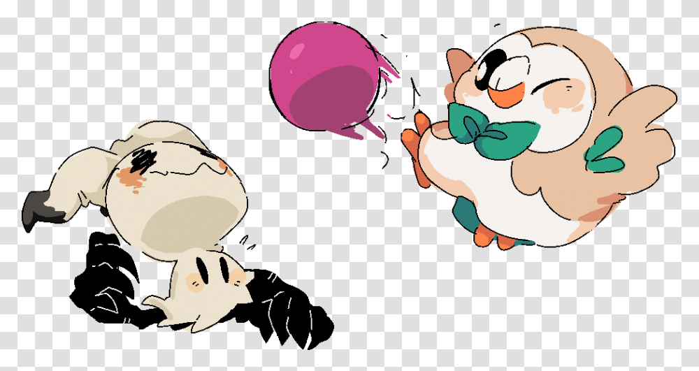 Mimikyu And Rowlet, Plant, Hand, Seed Transparent Png