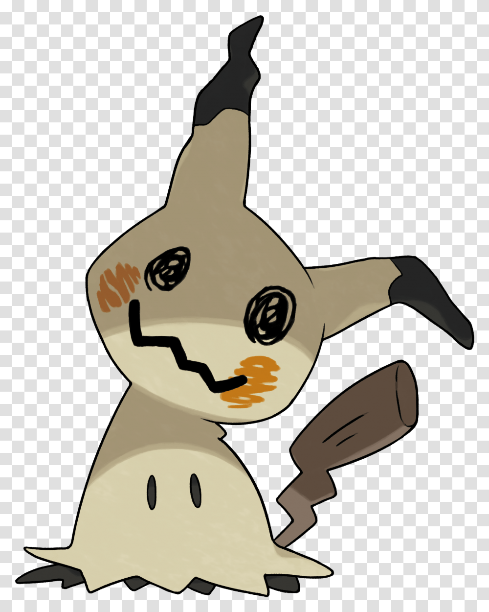 Mimikyu Does Mimikyu Look Like Under The Disguise, Animal, Mammal, Outdoors, Figurine Transparent Png