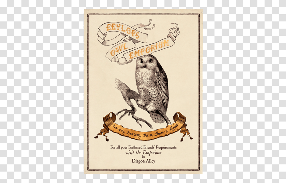 Minalima Harry Potter Print, Bird, Animal, Advertisement, Poster Transparent Png