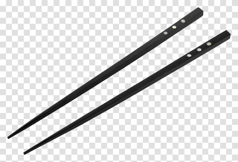 Minamoto Chopsticks Rosewood Pieces Black Chopsticks, Sword, Blade, Weapon, Weaponry Transparent Png