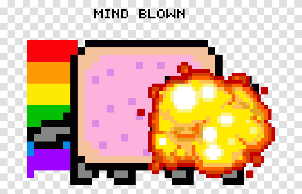 Mind Blown Meme Nyan Cat Gif, Pac Man, Sweets, Food, Confectionery Transparent Png