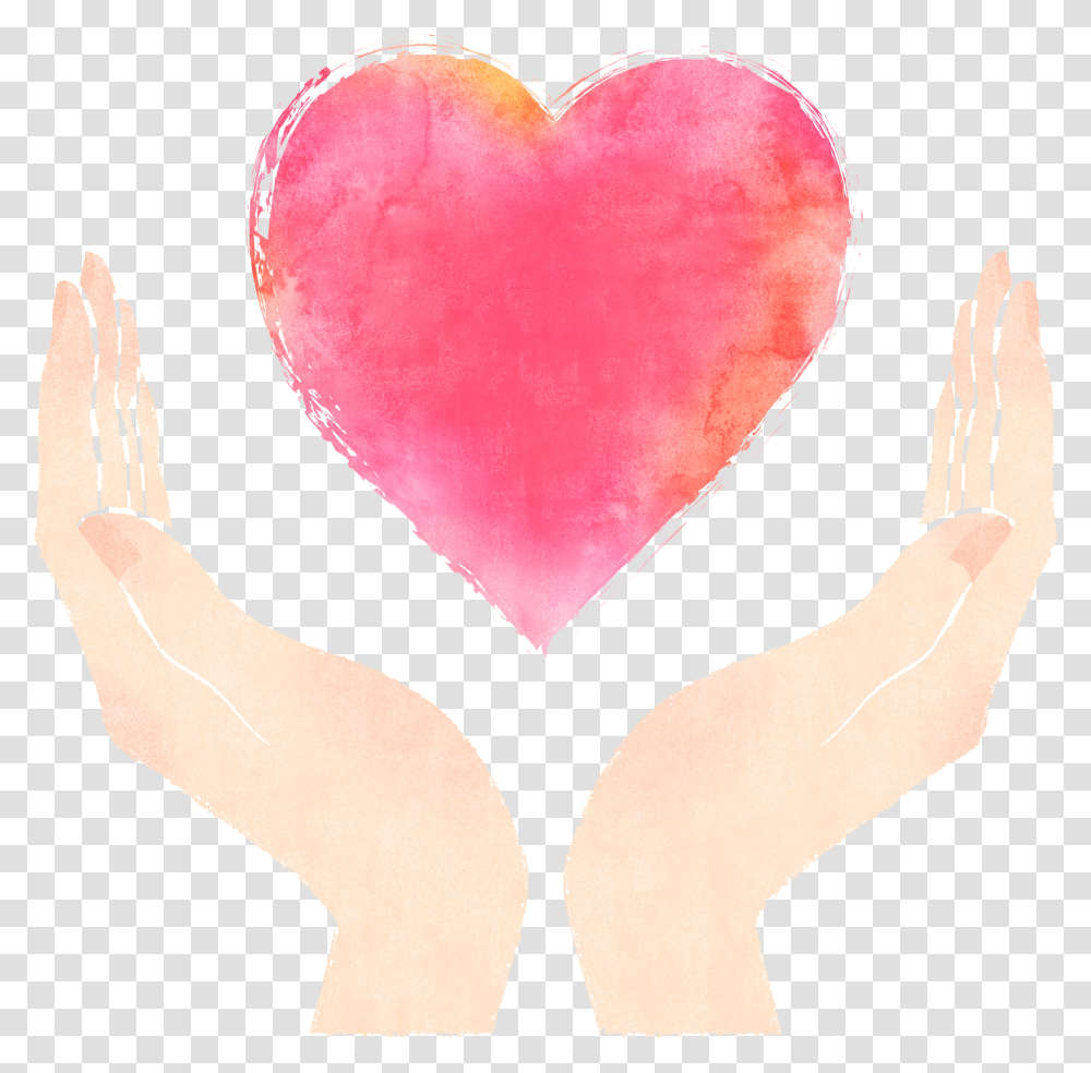 Mindful Thank You, Heart, Person, Human, Hand Transparent Png