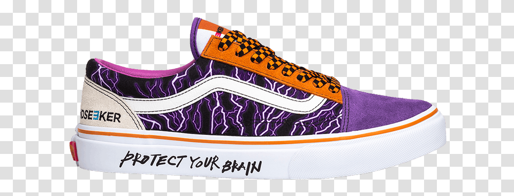 Mindseekers X Old Skool Purple Vans Mindseeker, Shoe, Footwear, Clothing, Apparel Transparent Png