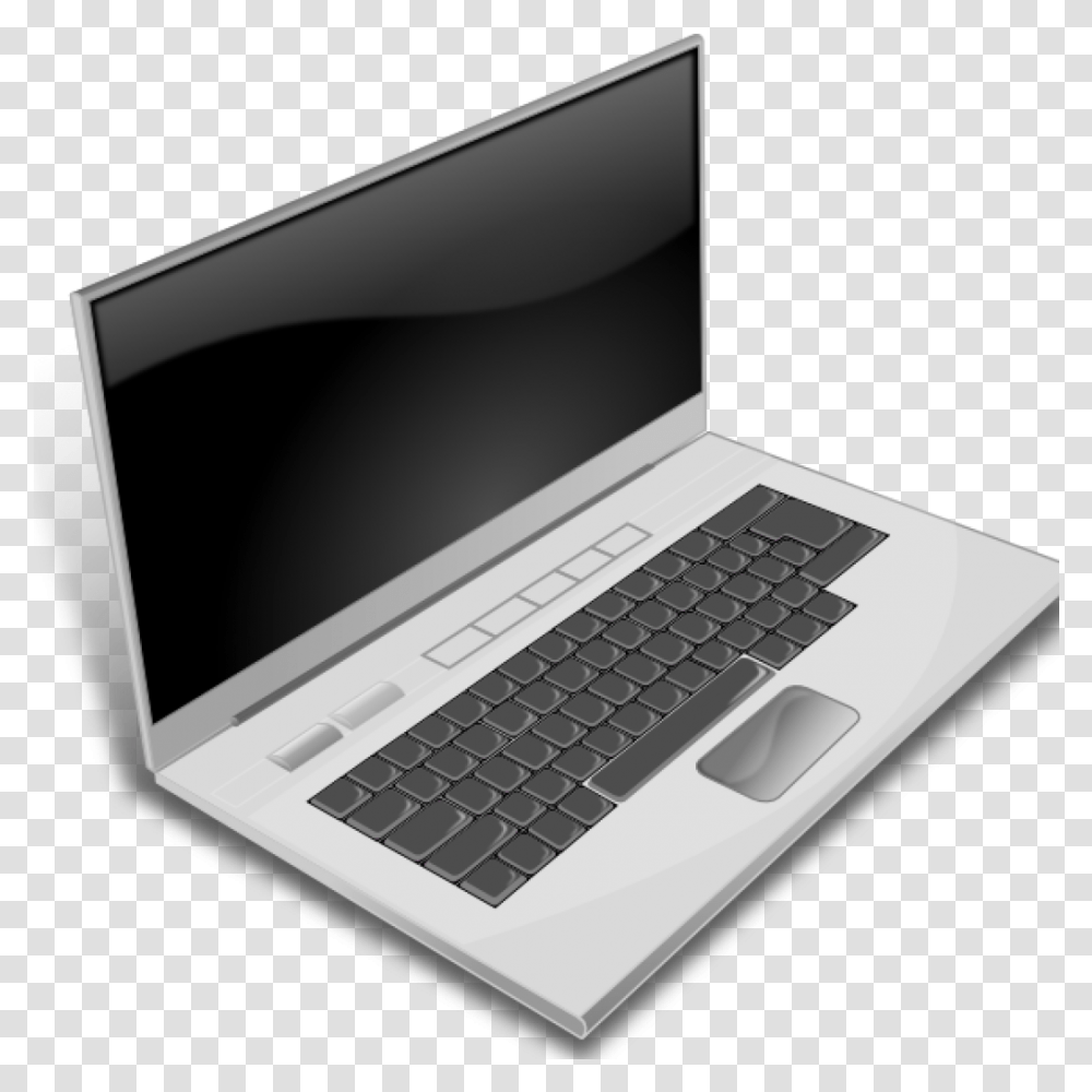 Minduka A Gray Clip Art Laptop Clip Art, Computer Keyboard, Computer Hardware, Electronics, Pc Transparent Png