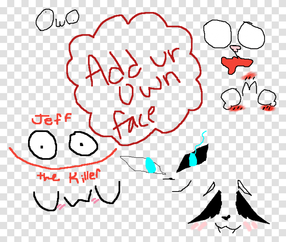 Mine Is Jeff The Killer Lenny Faces, Poster, Alphabet, Paper Transparent Png