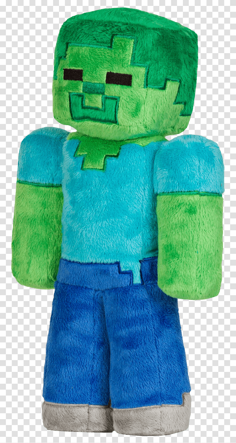 Minecraft 12'' Zombie Plush New Minecraft Zombie Plush, Toy, Sweets, Food, Confectionery Transparent Png
