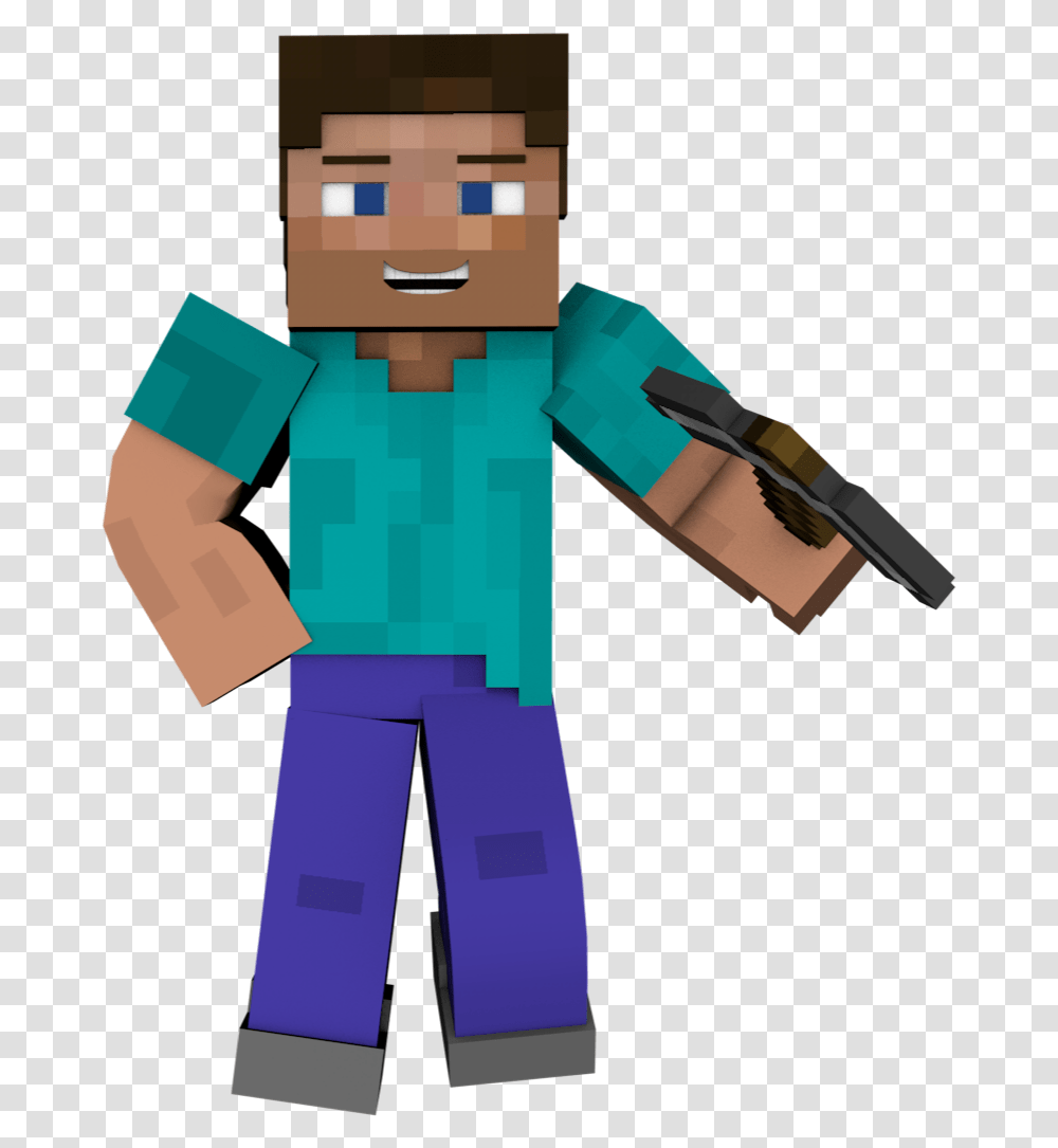 Minecraft Animated Skin Steve, Toy, Apparel, Costume Transparent Png