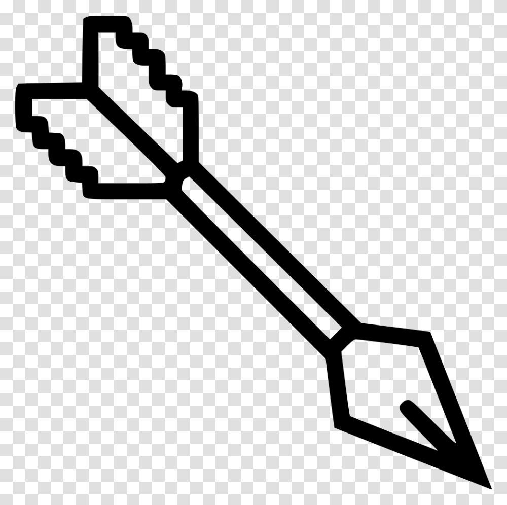 Minecraft Arrow Clipart Arrows Minecraft, Shovel, Tool, Weapon Transparent Png