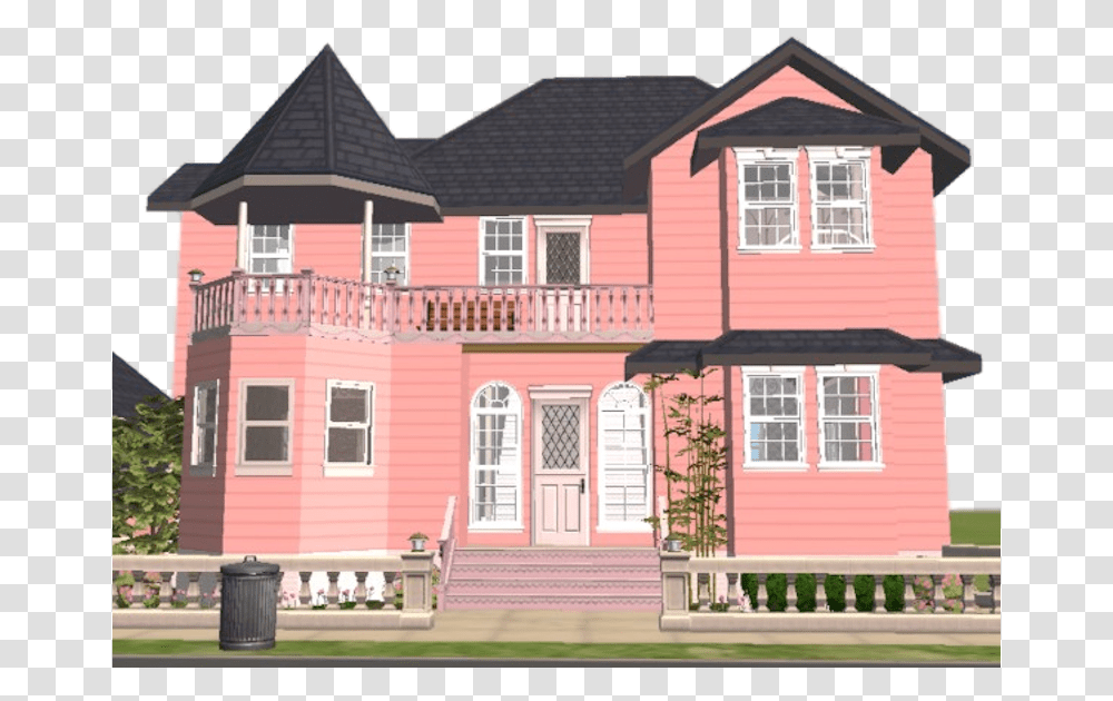 Minecraft Barbie Mansion Image House, Housing, Building, Neighborhood, Urban Transparent Png