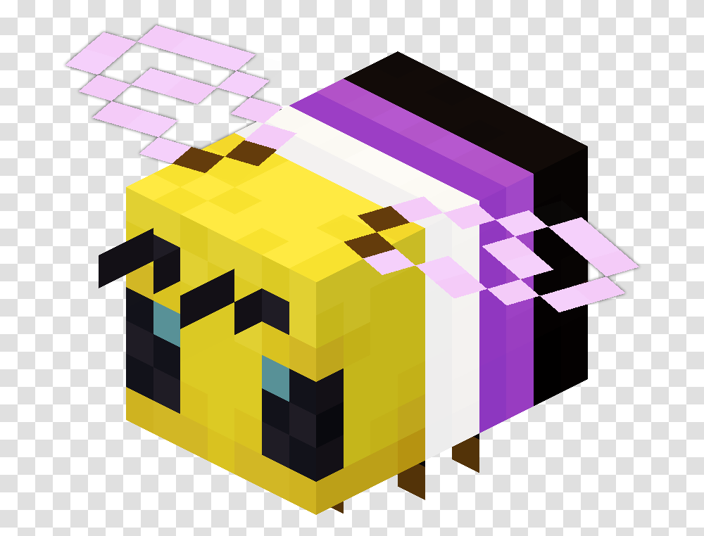 Minecraft Bee, Paper Transparent Png