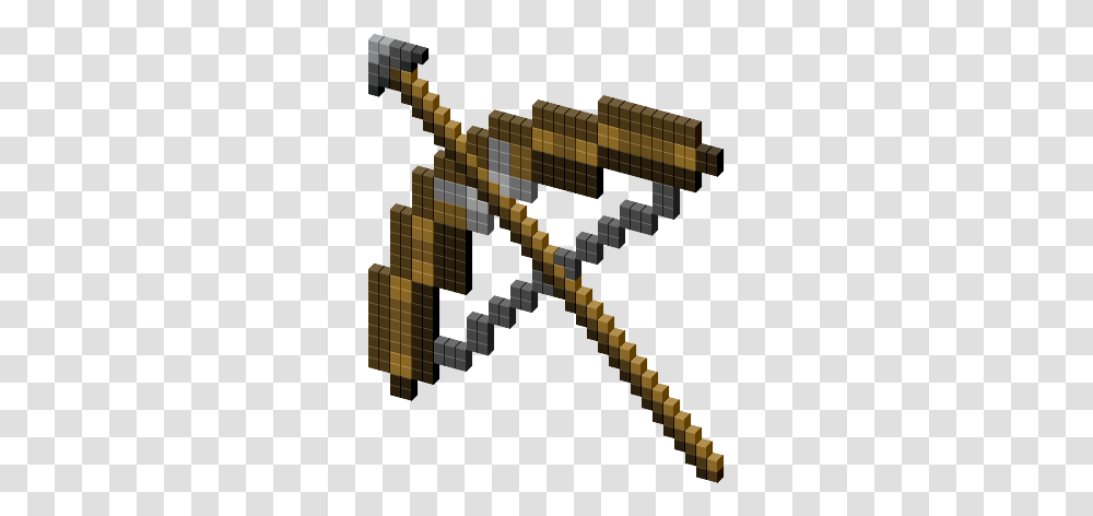 Minecraft Bow And Arrow Cursor Minecraft Bow And Arrow, Machine, Gold, Brick, Domino Transparent Png