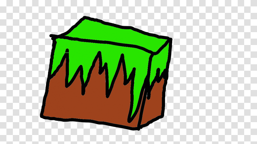 Minecraft Cartoon Grass Block, Food, Cushion, Jar, Treasure Transparent Png