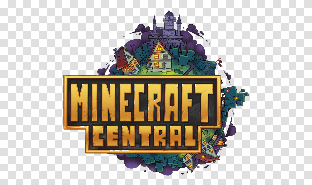 Minecraft Central Minecraft Central, Pac Man, Mansion, House, Housing Transparent Png