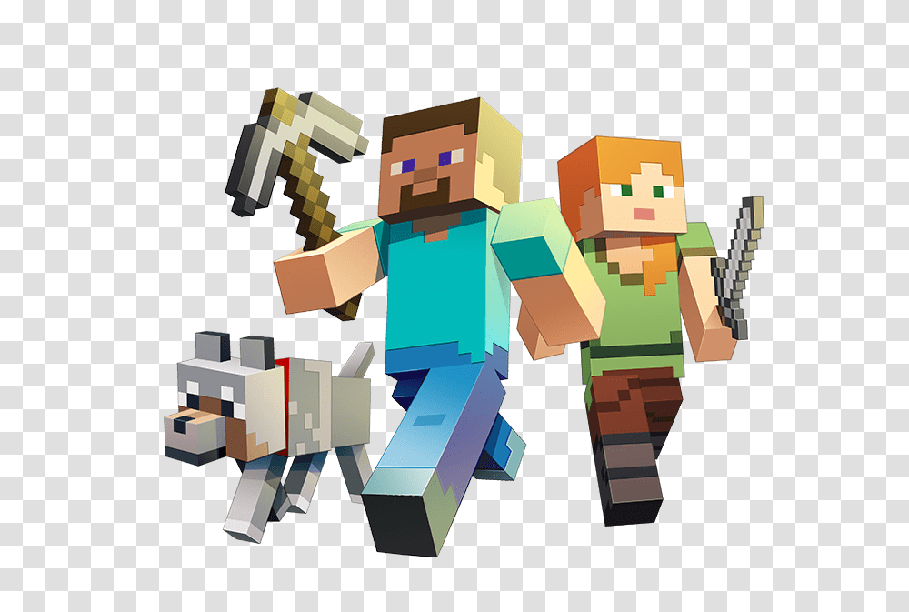 Minecraft Characters Image, Toy, Urban, Green, Neighborhood Transparent Png