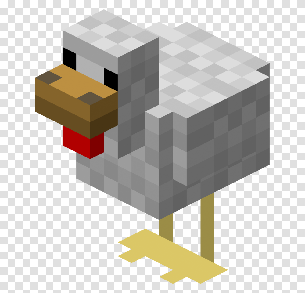 Minecraft Chicken, Furniture Transparent Png