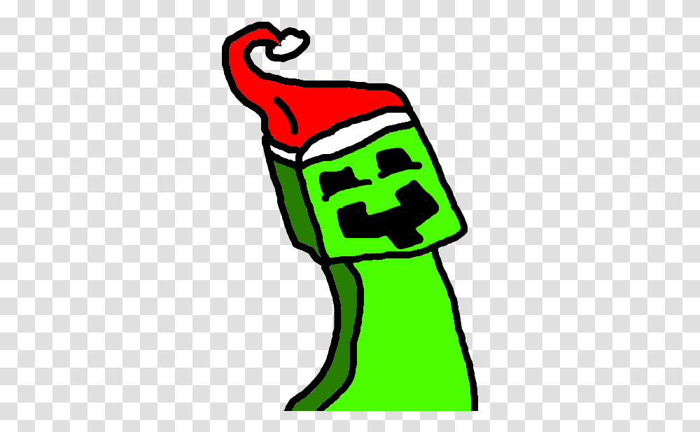 Minecraft Clipart Christmas Minecraft Christmas Minecraft Christmas, Green, Hand, Bottle Transparent Png
