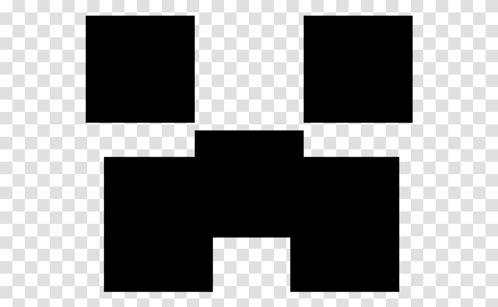 Minecraft Clipart Creeper Minecraft Black And White, Gray, World Of Warcraft Transparent Png