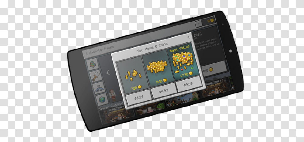 Minecraft Coins Prices, Tablet Computer, Electronics, Pac Man, Arcade Game Machine Transparent Png