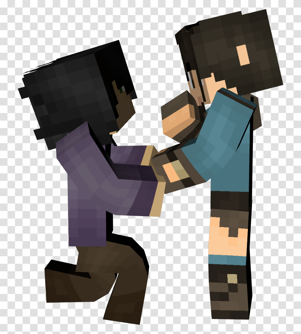 Minecraft Couple, Toy, Hand, Arm Transparent Png
