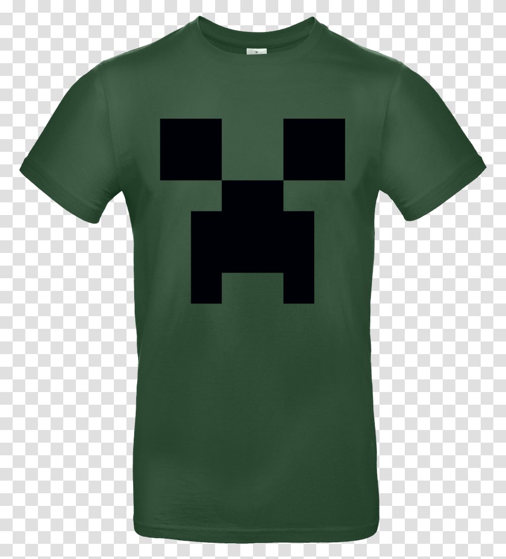 Minecraft Creeper, Apparel, T-Shirt, Sleeve Transparent Png