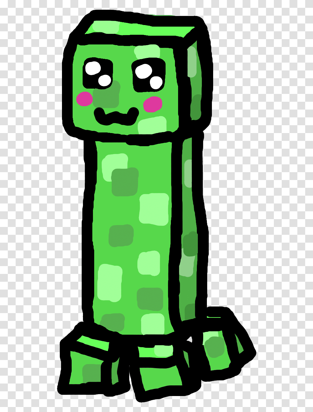 Minecraft Cute Creeper N3 Free Image Cute Creeper, Green, Bottle, Beverage, Drink Transparent Png