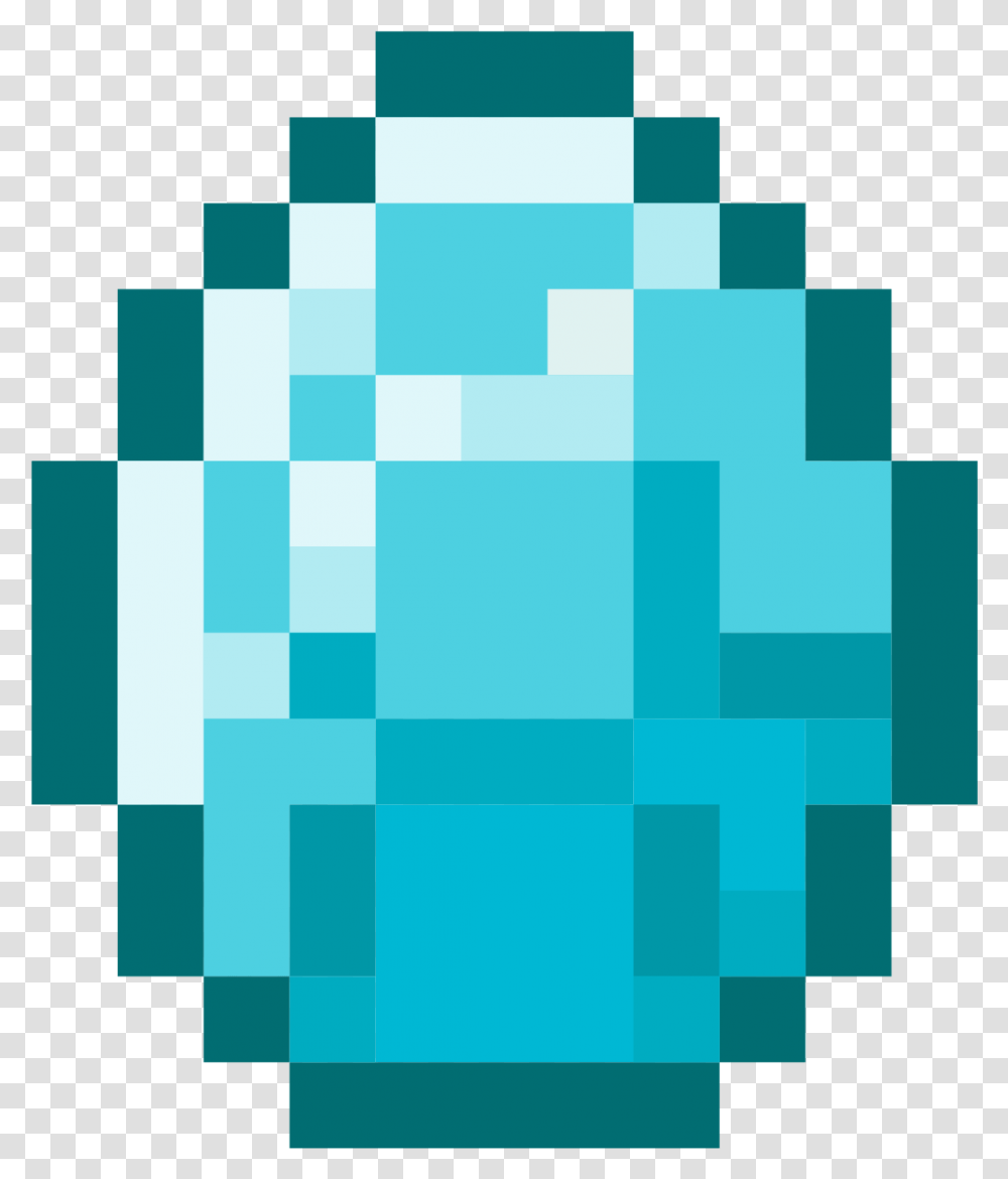 Minecraft Diamond Hd Download Minecraft Diamond, Green Transparent Png