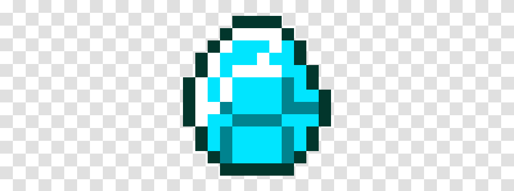 Minecraft Diamond Pixel Art, Pac Man Transparent Png