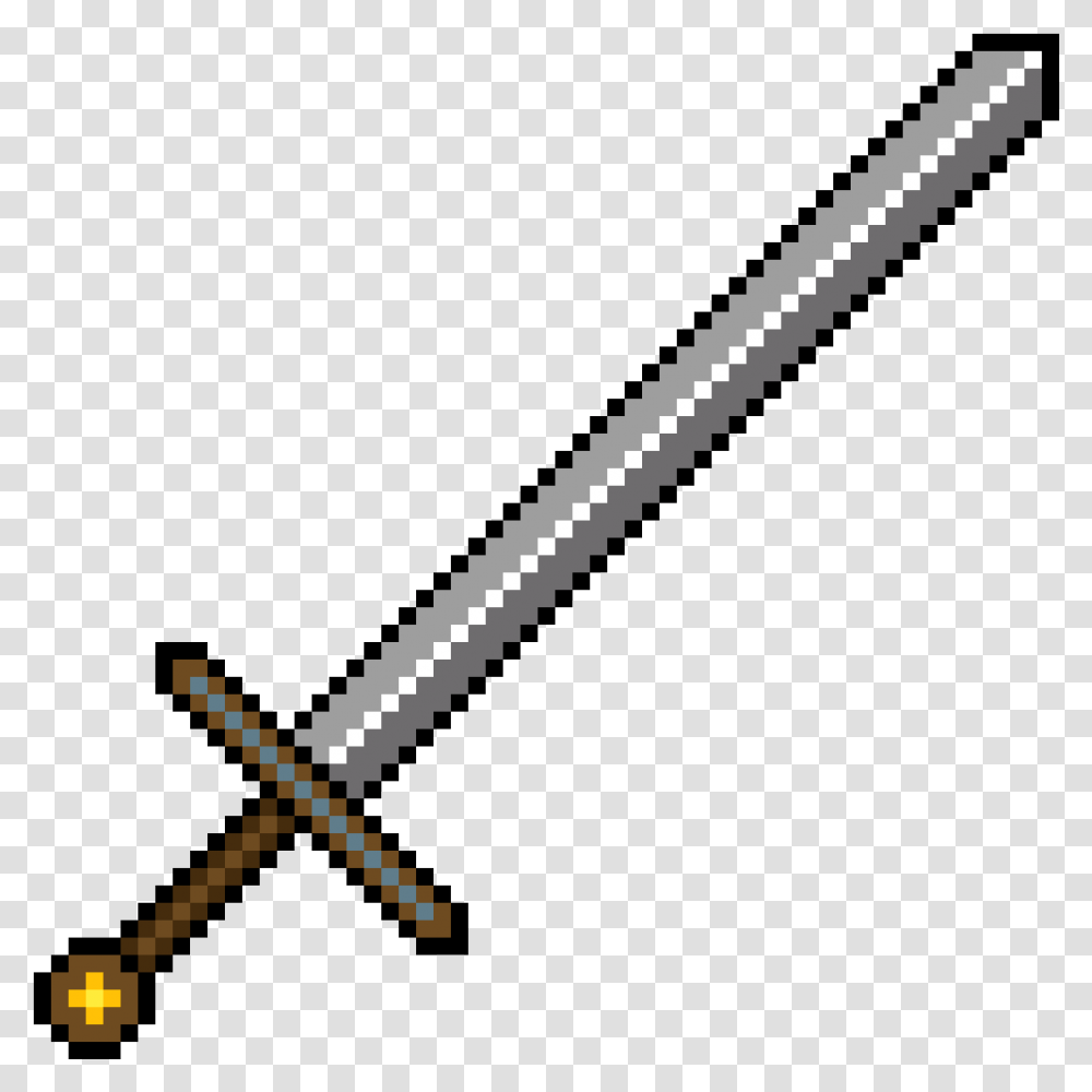 Minecraft Diamond Sword Faithful, Blade, Weapon, Weaponry, Screw Transparent Png