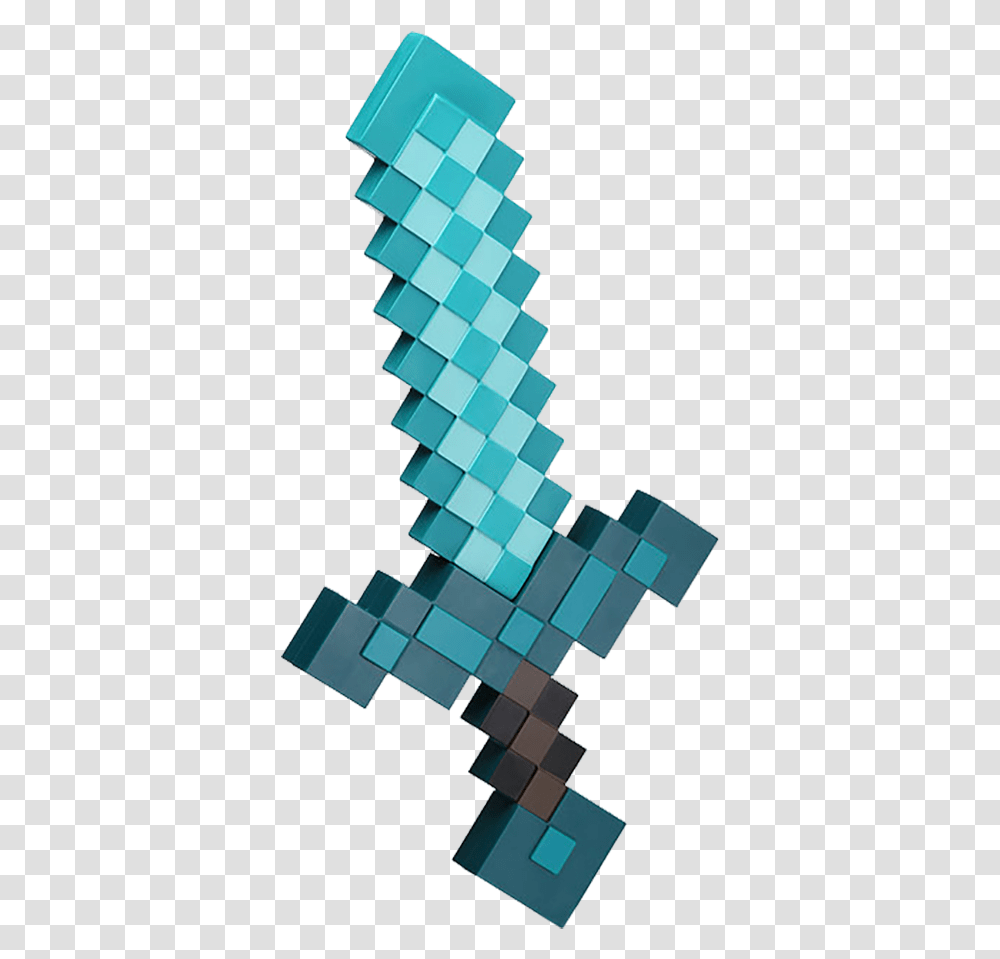 Minecraft Diamond Sword, Cross, Sea Transparent Png