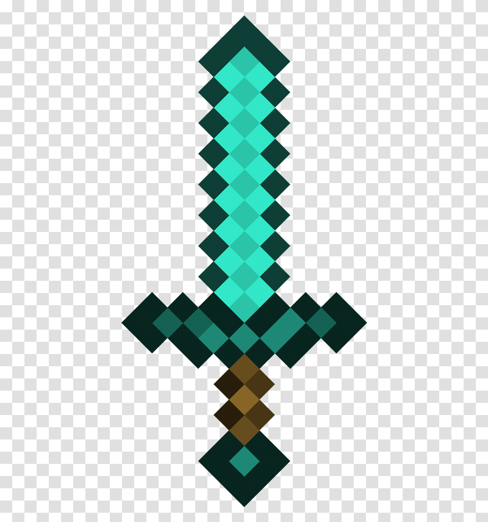 Minecraft Diamond Sword, Pattern, Triangle Transparent Png