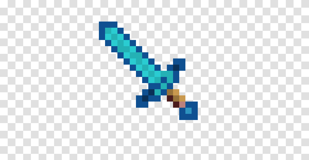 Minecraft Diamond Sword Pixel Art Maker, Cross, Game, Photography Transparent Png