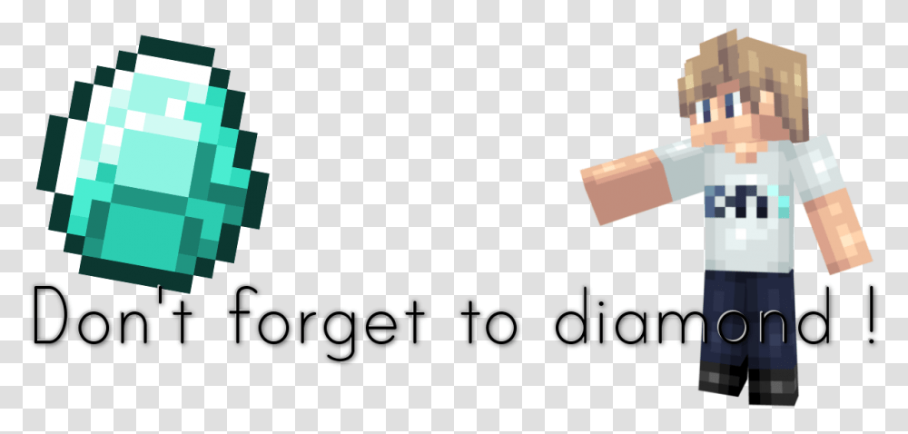 Minecraft Diamond, Toy, Word Transparent Png