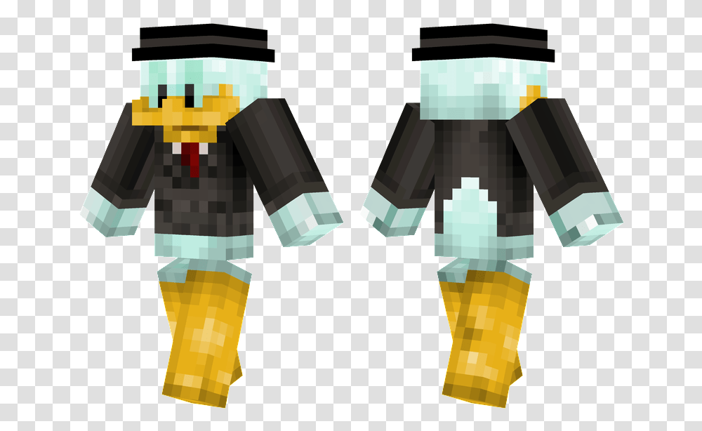 Minecraft Donald Duck Skin, Food, Toy, Ice Pop Transparent Png