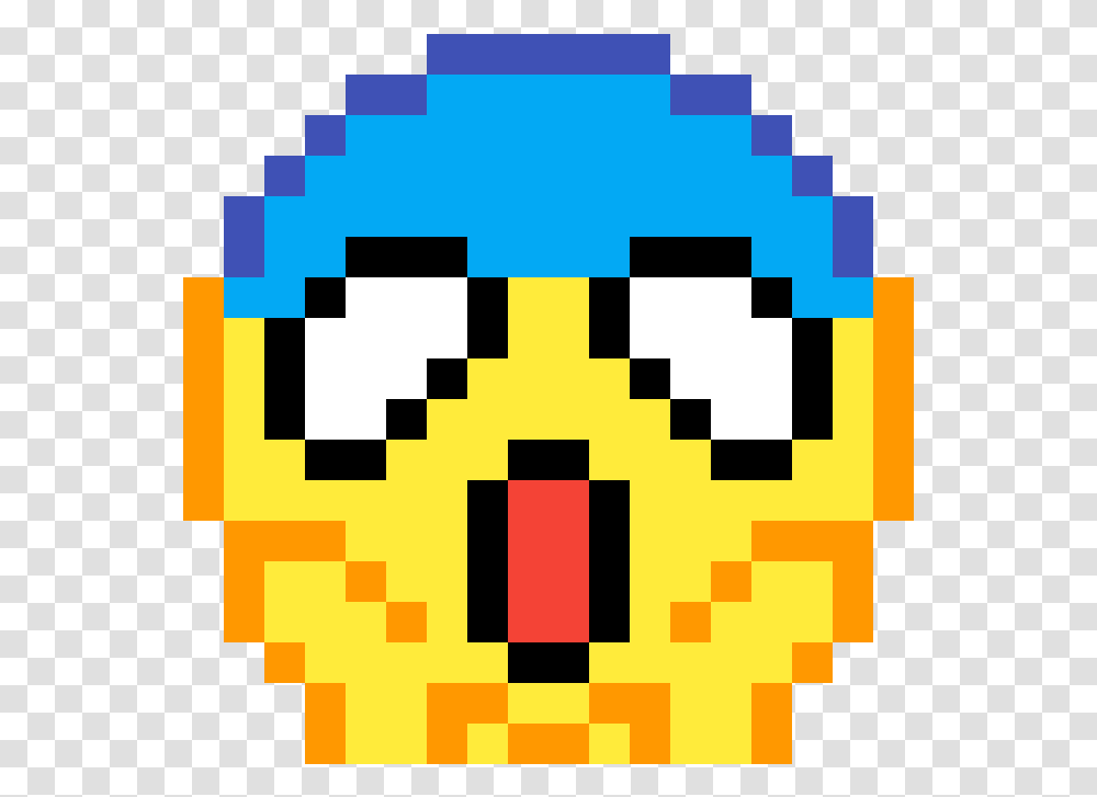 Minecraft Emoji Pixel Art, Pac Man Transparent Png