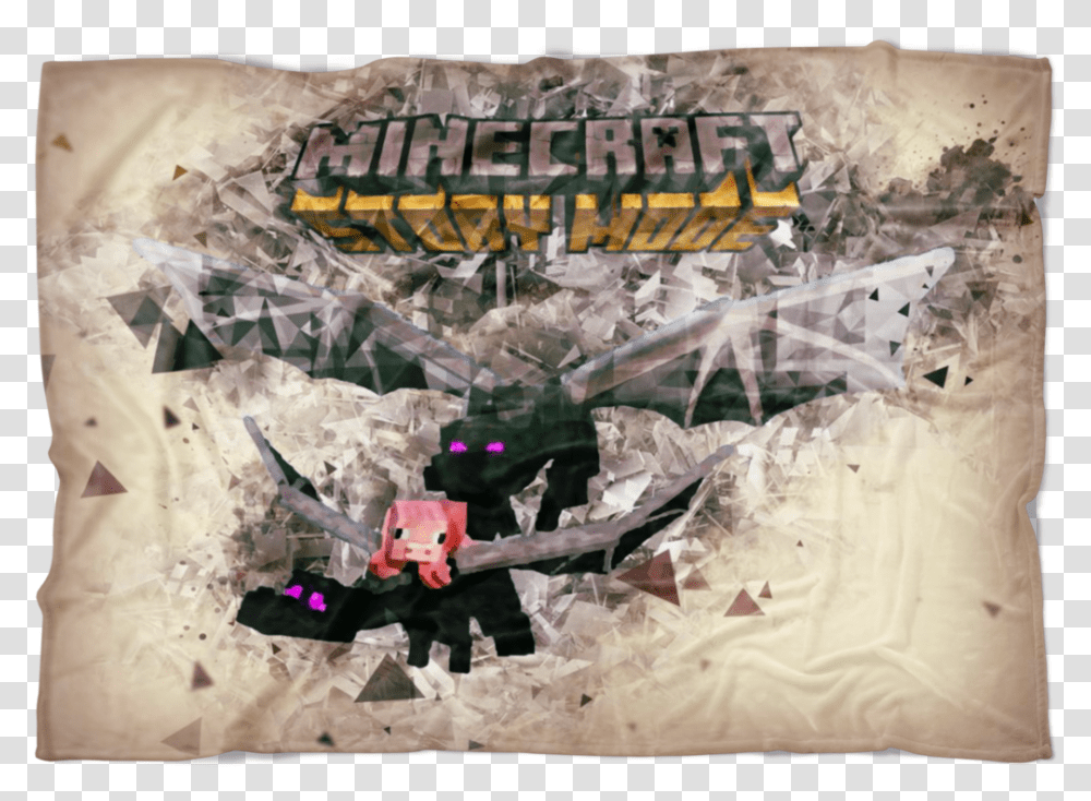 Minecraft Fleece Blanket Ender Dragon Black Ls0708 Poster, Outdoors, Nature, Call Of Duty, Quake Transparent Png