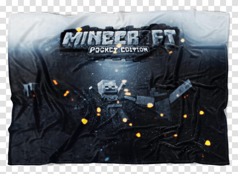 Minecraft Fleece Blanket Mythic Black Blanket Board Short, Apparel, Helmet, Halo Transparent Png