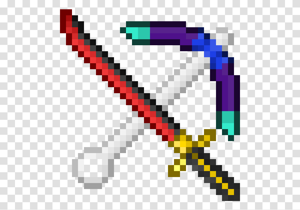 Minecraft Golden And Diamond Enchanted Swords, Rug, Weapon, Road, Ninja Transparent Png