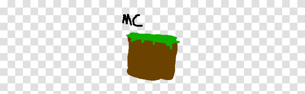 Minecraft Grass Block Drawing, Bucket, Bag Transparent Png