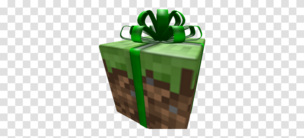 Minecraft Grass Block Gift Of Minecraftiness Roblox Roblox Christmas Presents, Toy Transparent Png