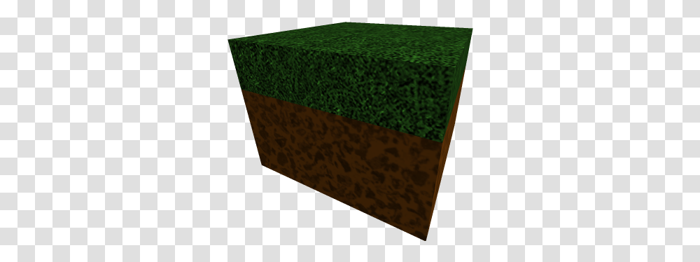 Minecraft Grass Block Roblox Hedge, Furniture, Rug, Table, Box Transparent Png