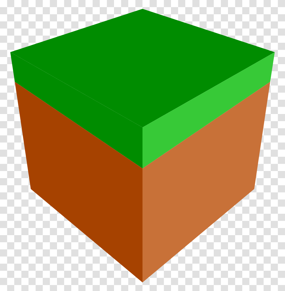 Minecraft Grass Block Stylized Svg Minecraft Grass Block Simple, Rubix Cube, Crystal, Box, Glass Transparent Png