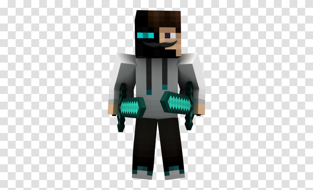 Minecraft Guy With Sword Transparent Png