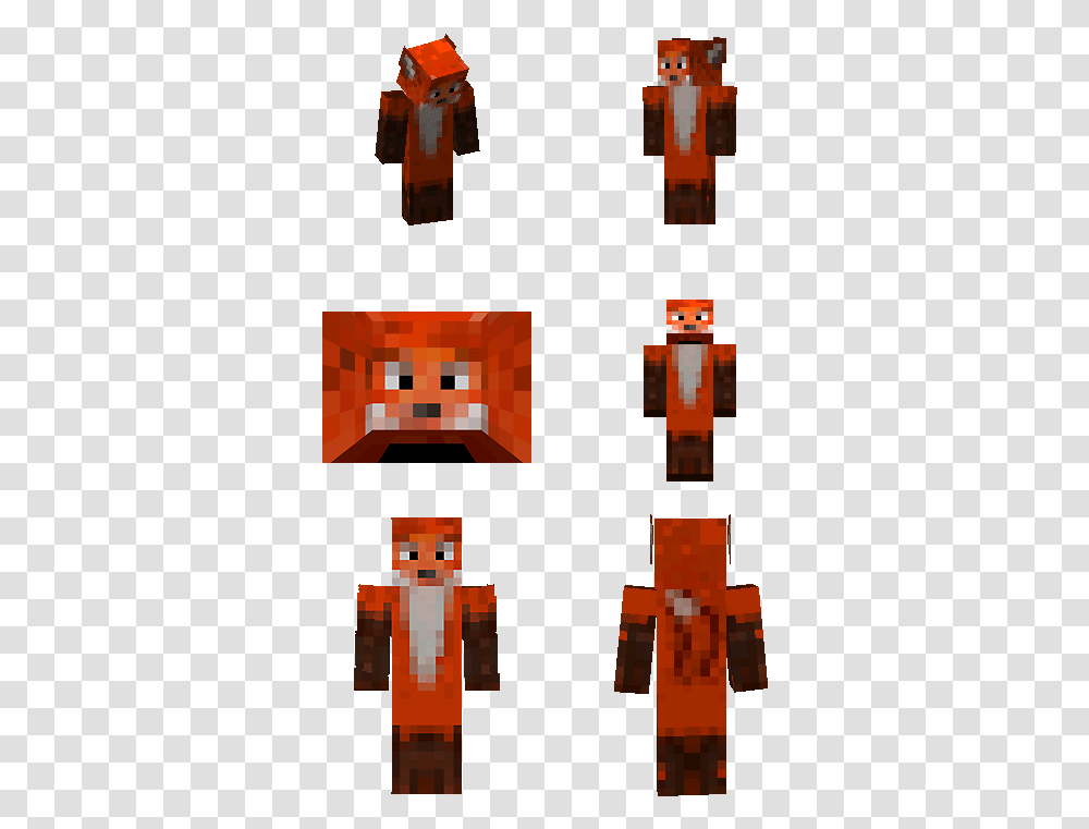 Minecraft Hd Fox Skin, Toy Transparent Png