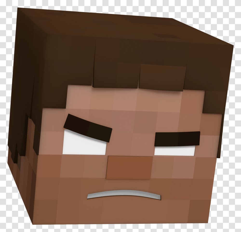 Minecraft Herobrine Plan Mightiest, Cardboard, Box, Carton, Package Delivery Transparent Png